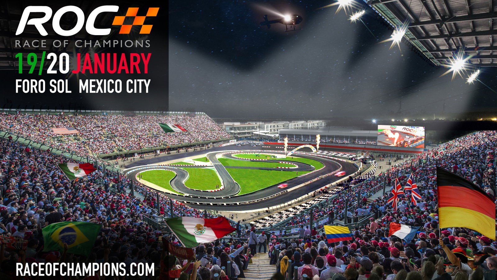 Mexico to host Race of Champions in 2019 at Foro Sol